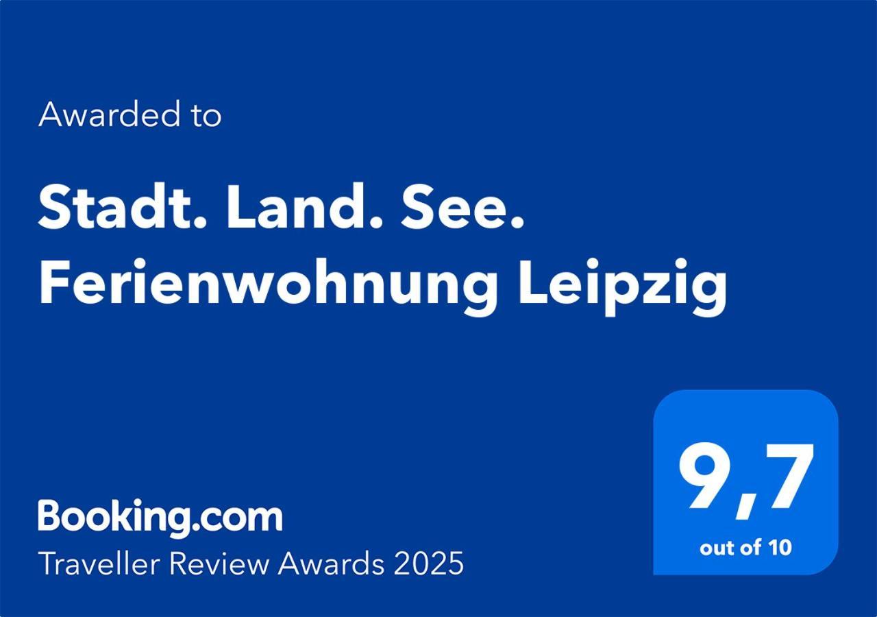 Stadt. Land. See. Ferienwohnung Leipzig Bagian luar foto